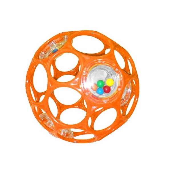 Balle hochet Oball orange La Caverne d Ali Bambin