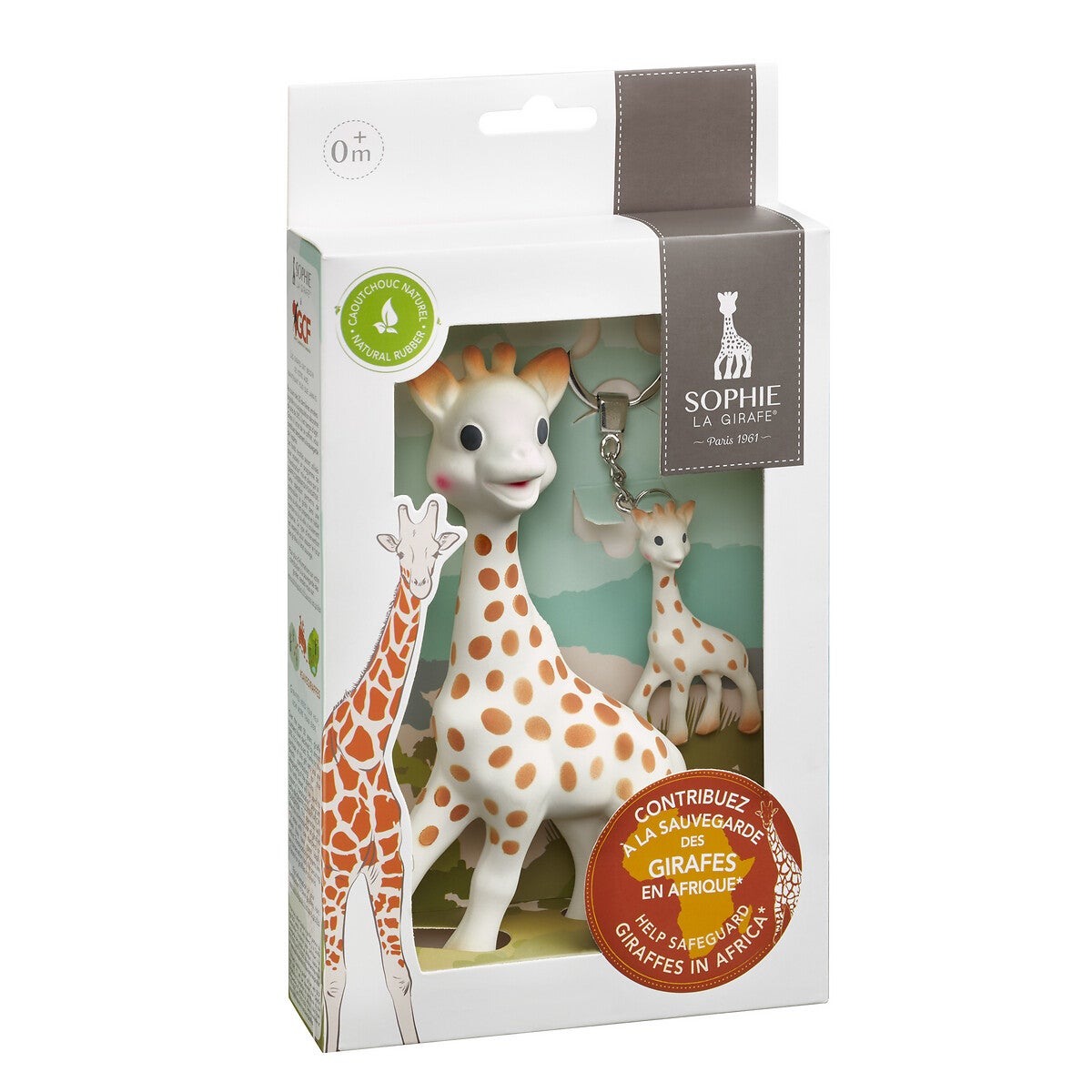 Coffret Sophie la Girafe - sauvons les girafes - La Caverne d'Ali