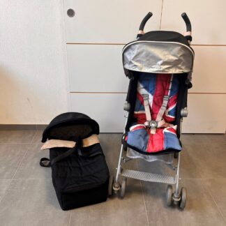 poussette quest avec nacelle de chez maclaren. En seconde main et visible à Nantes dans un magasin de puériculture pour bébé