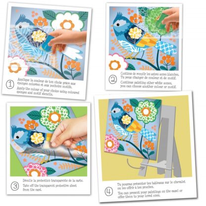 Pochoirs à motifs "couleurs de printemps" – Image 2
