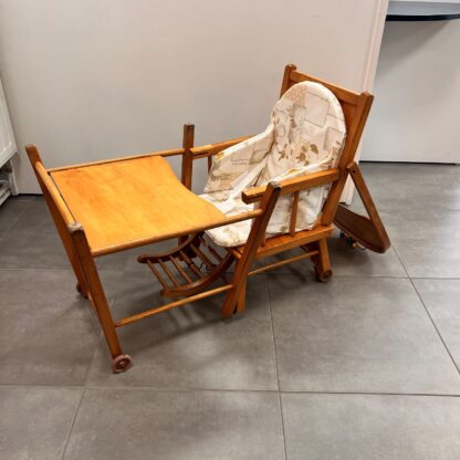 Chaise haute en bois de COMBELLE - occasion – Image 4