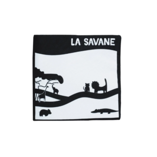 livre-tam-tam-tissu-noir-et-blanc-savane-trois-kilos-sept-magasin-puériculture-bébé-nantes-savenay-sautron-vigneux-treillieres