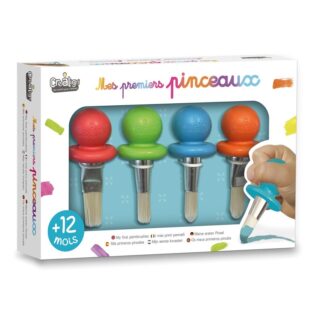 les premiers pinceaux de chez crealign' disponibles à Nantes - orvault chez la caverne d'ali bambin. Des jeux créatifs neufs pour enfants.
