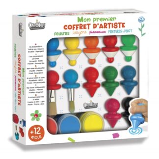 mon premier coffret d'artiste pour les enfants dès 12 mois disponible chez Ali Bambin à Orvault.