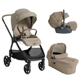 la poussette valora peut aller jusqu'au trio en fonction de vos besoins. Vous la trouverez chez Ali Bambin en coloris Sandstone, un magasin de puériculture pour bébé à Nantes, Orvault, Sautron