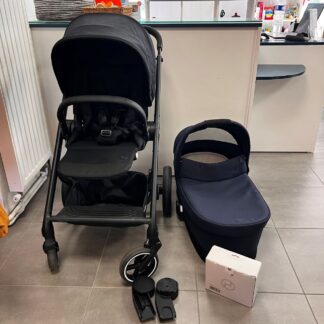 Une poussette tout terrain en seconde main à Nantes et ses environs. La Ballios S Lux et sa nacelle Cot S pour un nouveau-né jusqu'à 22 kg.